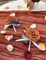 Burnt Orange Boutonniere for Men Wedding Set of 2,Groom and Best Man Boutonniere Aificial Flowers,Fall Vintage
